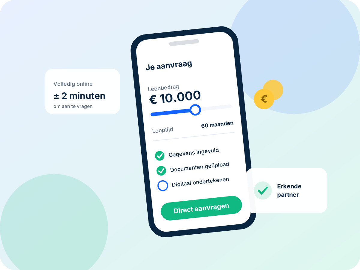 Illustratie: online een minilening aanvragen